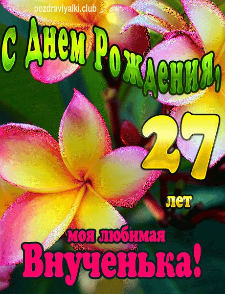 Поздравления с днем рождения 27 лет | security58.ru